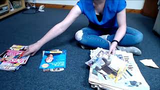 ASMR Sorting Through Newspapers Magazines Page Turning Intoxicating Sounds Sleep Help Relaxation [upl. by Holladay]