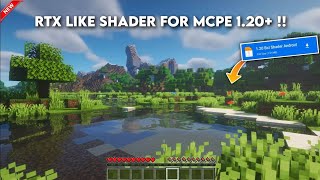 Ultra Realistic Shader For Minecraft PE 121  BEST SHADER On MCPE 121 [upl. by Eimmac]