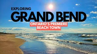 Exploring Grand Bend Beach Ontario  Lake Huron Canadian Beach Views Pinery Market 4K [upl. by Leonardi891]