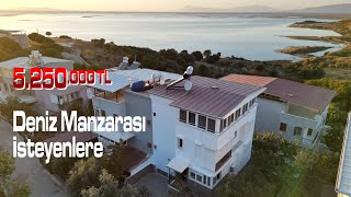 Didim Akköyde Satılık Deniz Manzaralı Geniş Bahçeli eşyalı Eşyalı Yazlık Ev evvlog [upl. by Morlee475]