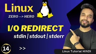 Linux Redirects  Linux Stdin Stdout Stderr HINDI [upl. by Jaela]