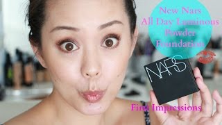 NARS All Day Luminous Powder Foundation First Impressions [upl. by Ralf]