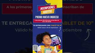 Tablet gratis para los primeros nuevos ingresos de primaria 100 inscritos Inscríbete en Las Acacia [upl. by Anahcra]