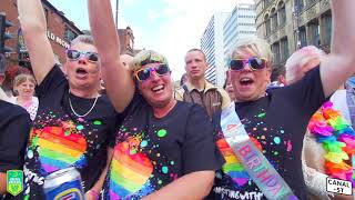 Manchester Pride Parade 2017 Highlights  Canal Street Manchester [upl. by Petronia]