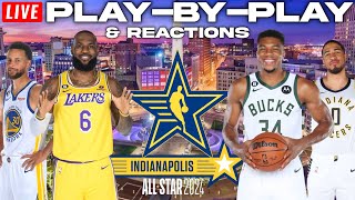 NBA AllStar Game 2024  Live PlayByPlay amp Reactions [upl. by Ahsilef715]