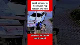 shots pemotor hampir terlindas mobil gara gara gak ada yang mengala [upl. by Glarum]