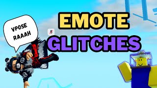 How to glitch with emotes in Roblox vpose and others [upl. by Dorren]