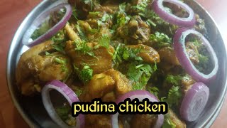 ಪುದಿನ ಚಿಕನ್pudina chicken recipe in kannadagreen chicken gravypudina chicken currymint chicken [upl. by Amatruda]