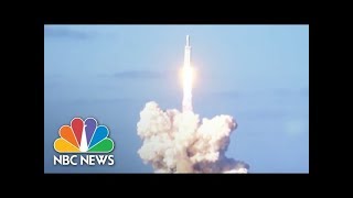 SpaceX’s Falcon Heavy Rocket Launch  NBC News [upl. by Eigriv]