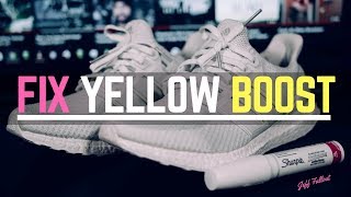 How To Clean and Whiten Yellow Adidas Ultraboost  NMD 🔥🔥🔥 [upl. by Langley]