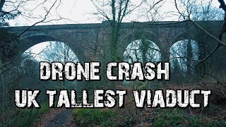 Drone CRASH Into Britains Tallest Viaduct  The Ballochmyle Viaduct [upl. by Aronoh753]