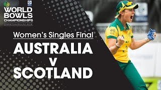 Women’s Singles Final  Australia v Scotland [upl. by Bary154]