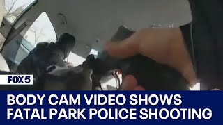 GRAPHIC WARNING USPP body cam footage from fatal officerinvolved shooting  FOX 5 DC [upl. by Bahe]