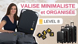 Comment bien faire sa valise LEVEL 8 minimaliste Astuces et pliages1 valise pour 5 personnes 😱 [upl. by Htrag]