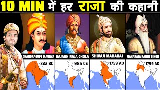 10 MINUTE में हर एक भारतीय राज्य का पूरा इतिहास  Every Indian Empire in 10 Mins [upl. by Donelle]