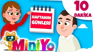 Haftanın Günleri Şarkısı  Daha Fazla Çocuk Şarkısı  Miniyo [upl. by Curran584]