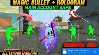 Ob46 Magic Bullet  Hologram  Free Fire Anti Blacklist Cs Rank Working Data Config File [upl. by Assille]