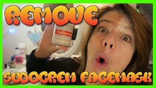 How To Remove A Sudocrem Facemask ★ Hannah Phillips Real ★ [upl. by Bates]