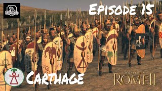 Carthage Total War Rome II Ep 15 Fighting Our Own Artillery Ships [upl. by Lucine463]