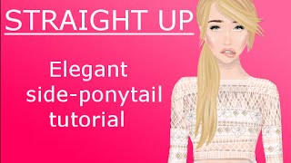 STRAIGHT UP  Simple elegant wig tutorial  Hsm3rocks11011 [upl. by Iliram640]