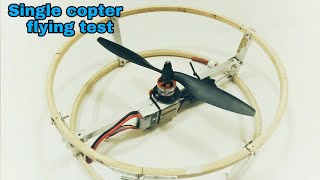 MonoCopter Drone flying test at home [upl. by Angeline]