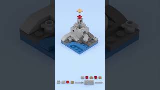 LEGO Brick Cube  Micro Medieval Castle Build a Tiny Fortress in Miniature 🏰🧱✨ [upl. by Ragland929]