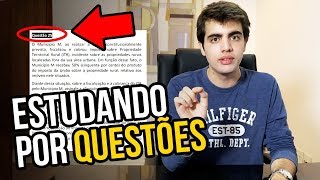 COMO ESTUDAR POR QUESTÕES [upl. by Kerrill]