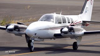 Beechcraft G58 Baron Landing amp Takeoff  Kohnan Aerodrome in October 2019 [upl. by Zehe]