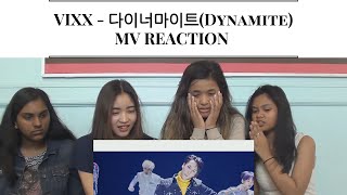 VIXX  다이너마이트 Dynamite MV REACTION  JOELIA [upl. by Aislehc]