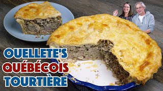 Québécois Tourtière  Mémère Ouellettes Recipe  Christmas Meat Pie Recipe [upl. by Phillipp]