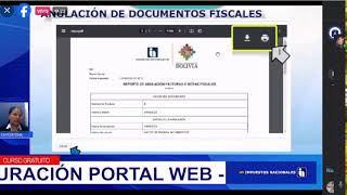 CURSO VIRTUAL MODALIDAD DE FACTURACIÓN PORTAL WEB [upl. by Essyle]