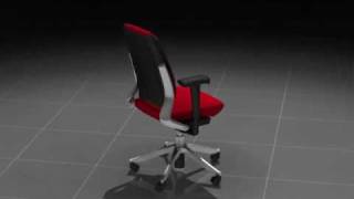 3D animation  Virtual Fiction  Ahrend A230 Chair [upl. by Irrahs825]