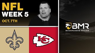 Saints vs Chiefs  Week 5 Monday Night Football Best Bets by Donnie RightSide Oct 7th [upl. by Tnecnev]