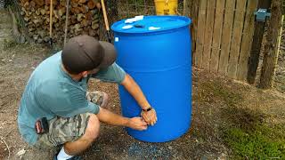 DIY pigs 55 gallon water system [upl. by Alenoel]