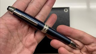 A Few Fair Pens  Montblanc Meisterstuck Solitaire Blue Hour Legrand Fountain Pen [upl. by Particia]