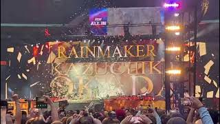 AEW All In Okadas entrance live fan view [upl. by Erdman]