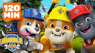 Rubbles Family Rescues amp Builds w Wheeler Charger amp PAW Patrol  2 Hours  Rubble amp Crew [upl. by Pedrotti]