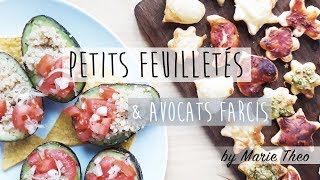 🌿 Petits feuilletés amp Avocats farcis vegans [upl. by Ilah]