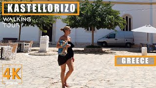 KASTELLORIZO GREECE WALKING TOUR 4K  GREECE Travel Guide 2023 [upl. by Waldo]