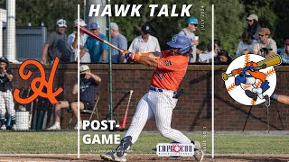 Hawk Talk Hyannis Falls to Cotuit  Cape Cod Baseball League [upl. by Otreblide973]