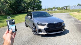 2025 BMW 530i M Sport Start Up Exhaust Test Drive Walkaround POV and Review [upl. by Anialed]