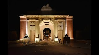 Last Post Ceremony  Plechtigheid  Menin Gate Ypres Belgium  Menenpoort Ieper 25102020 [upl. by Merridie]