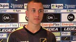 INTERVIEW  Alex Gersbach is begonnen bij NAC [upl. by Htessil]