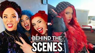 Behind the scenes of Descendants the Rise of Red 🍎❤ [upl. by Haukom]