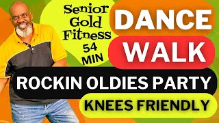 Fun Seniors Walking Dance Oldies Workout  Knees Friendly [upl. by Kayne]