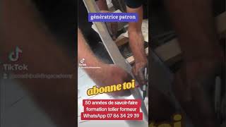 Génératrice pour traçage rayon du patron pour mise en forme de la pièce tolierformeur [upl. by Lester992]