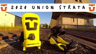 2020 UNION STRATA SNOWBOARD BINDINGS  First Look [upl. by Amaso]