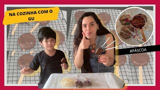 PICOLÉ DE CHOCOLATE COM RECHEIO DE BRIGADEIRO  RECEITA TOP  Kellem Lazame [upl. by Akiram834]