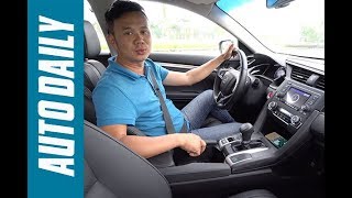 Thử phanh tay điện tử trên Honda Civic 18E 2018 AUTODAILYVN [upl. by Carole]