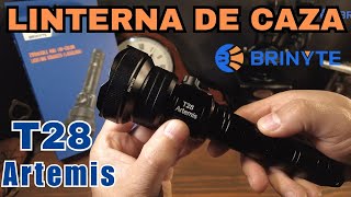 Linterna Brinyte T28 Artemis Linterna para Caza  Actividades Outdoor  Campamento [upl. by Born484]